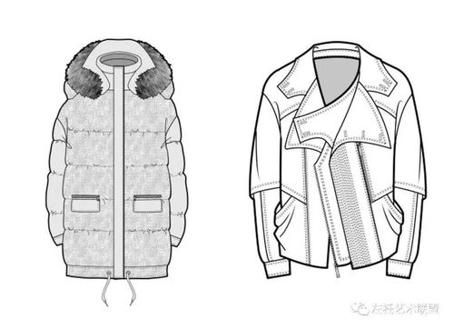 商业服装平面款式图线稿精选 200余款规规矩矩、正正经经的设计图库分享